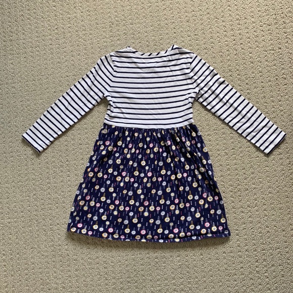 Gymboree Navy Stripe and Floral Dress - Picture 2 of 5